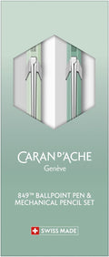 Forest Mist 849 Ballpoint and Mechanical Pencil Set by Caran d'Ache