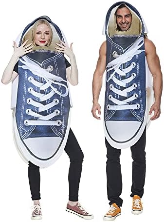 EraSpooky Adult Sneaker Costume Funny Halloween Couples Shoes Outfits