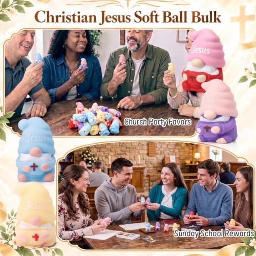 Thenshop 25 Pcs Christian Gnome Ball Religious Gifts Bulk