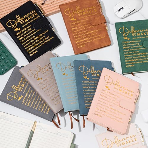 20 Pcs Employee Appreciation Gift Bulk Notebook Pen, Morandi, Difference