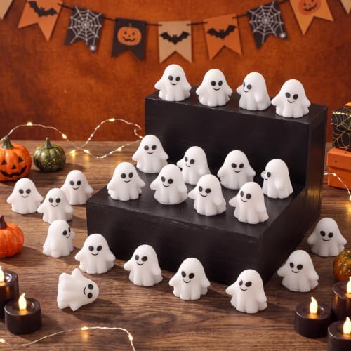 Thenshop 25 Pcs Halloween White Ghost Balls Trick or Treat Party Favors