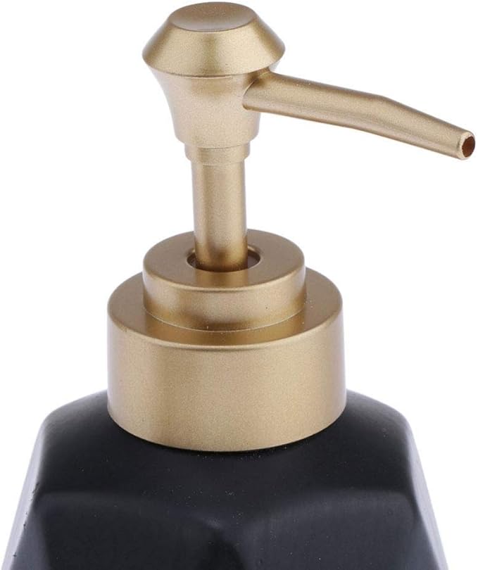 Soap Dispenser Wall-Mounted Black Shower Gel Box Household Hand Sanitizer Press Bottle Suitable for Bathroom and Kitchen Hotel