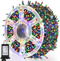 weillsnow 500 LED Multicolor Outdoor Christmas Lights, 164Ft Plug in Waterproof String Lights, 8 Modes with Memory for Outdoor Indoor Garden Halloween Christmas Decorations (Multicolor)