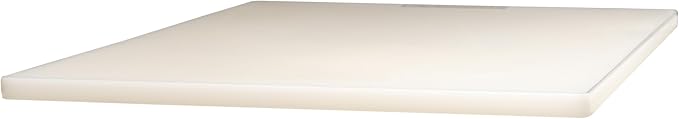 Winco CBH-1824 Cutting Board, 18-Inch by 24-Inch by 3/4-Inch, White,Medium | Dishwasher safe, Stain resistant, Minimizes dulling, Great for Charcuterie, Cheese, Appetizers and Buffet Displays