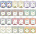 24 Pack Scented Candles with Added Natural Essential Oils, 3.05oz, Suitable for Various Festivals, Parties, Yoga, and Home Scene