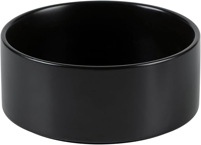 Havniva Ceramic Dog Bowls, 6.1” Dog Food and Water Bowl, Pet Feeding Bowl | Dog Food Bowl for Small Dogs, Food-Grade Ceramic, Dog Water Bowl with Non-Slip Rubber Base, Large Capacity, Dishwasher Safe