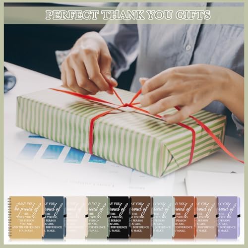 Honoson 30 Sets/60 Pcs Employee Notebook Pen Gifts, Vivid Color