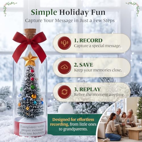 Recordable Christmas Tree in a Bottle