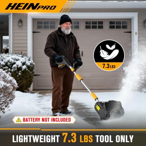 HEINPRO Cordless Snow Shovel Compatible with DeWalt 20V Max Battery