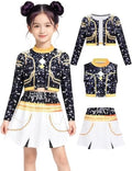 Kids Pop Singer Group Costume Girls Halloween Costumes Cosplay Outfit Set