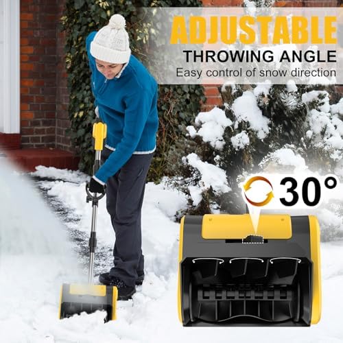 Cordless Electric Snow Shovel, Lightweight Snow Thrower Machine