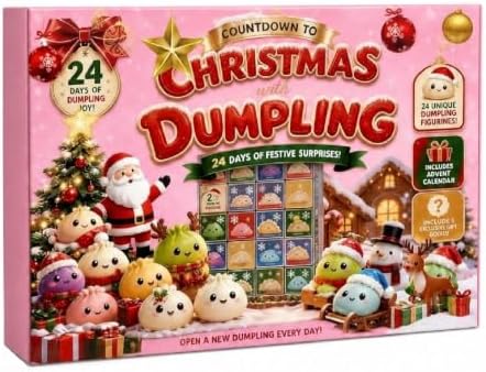 Squishy Advent Calendar 2026 Christmas Gift 24 Days Holiday Decor Countdown