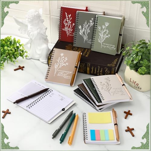 Resurhang Christian Gift Bulk for Women with Notes, Retro Color, 40 Pcs