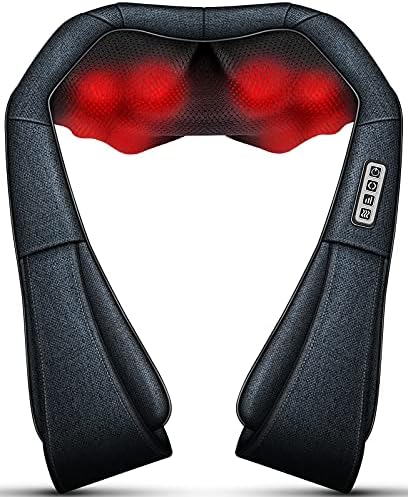 Mo Cuishle Shiatsu Neck & Back Massager with Heat – Gifts for Husband Wife