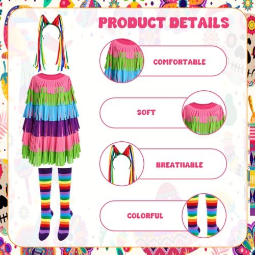3 Pcs Halloween Pinata Costume Set