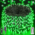 BrightChristmas 500 LED 164 FT Christmas Lights, Waterproof Outdoor String Lights with Remote and Timer, Christmas Tree Lights with 8 Modes Dimmable, Fairy Lights for Holiday Decor (Green)