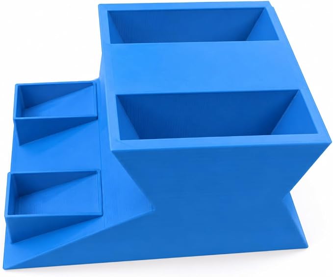 Double-Sided Tape Holder, Tape Gun Organizer Compatible with EZ Grand, Blue