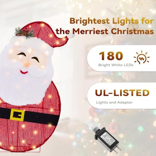 Christmas Lighted Noel Sign Decoration with Timer&Remote Control