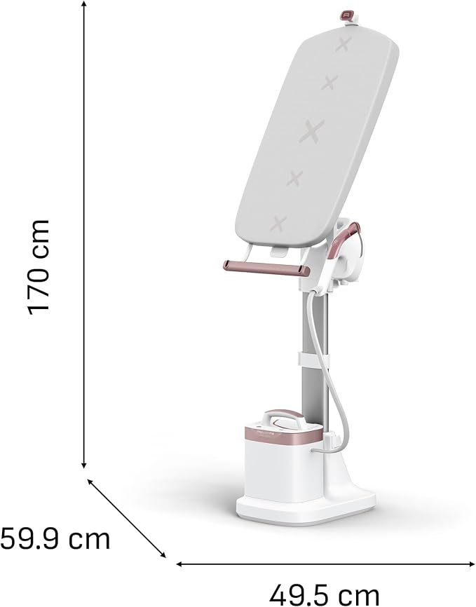 Rowenta IXEO Vision Steamer for Clothes with Ironing Board, All-in-One Steaming & Ironing,