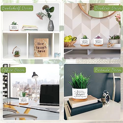 12 Pcs Inspirational Succulent Pots Thank You Employees Gifts Bulk