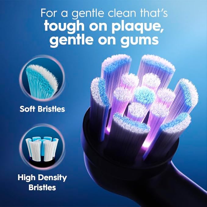 Oral-B Rechargeable Electric Toothbrush, iO2, 3 Cleaning Modes, Automatic Pressure Sensor to Protect Gums, Peach