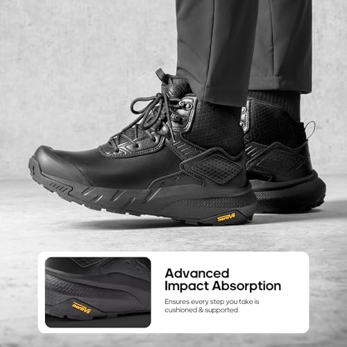 NORTIV 8 Men's Waterproof Military Tactical Work Boots