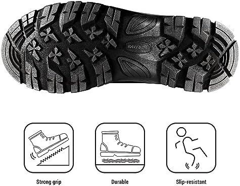 NORTIV 8 Men's Waterproof Hiking Winter Snow Boots