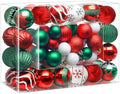 SHareconn 66Pcs Christmas Tree Decorations, Christmas Tree Ornaments Set