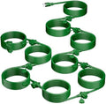 K KASONIC Outdoor Extension Cord 75 FT, Evenly Spaced 9 Outlets, Green