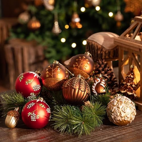Valery Madelyn 60ct Christmas Tree Decorations Ball Ornaments Set