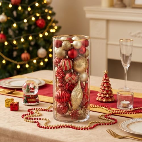 Valery Madelyn 80ct Christmas Tree Decorations Ball Ornaments Set