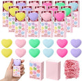 24 Sets Valentines Heart Gifts with Positive Boxes