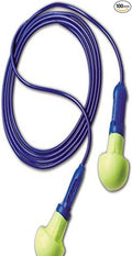 E-A-R by 3M 10080529180015 3M 318-1001 E-A-R Push-Ins Disposable Corded Earplugs, OSFA, Blue, One Size Fits All (Pack of 100)