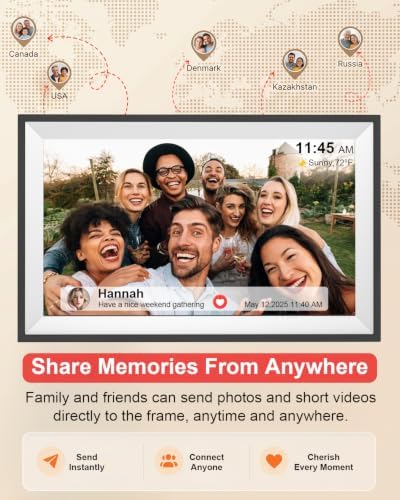 Frameo 15.6 Inch Smart WiFi Digital Picture Frame