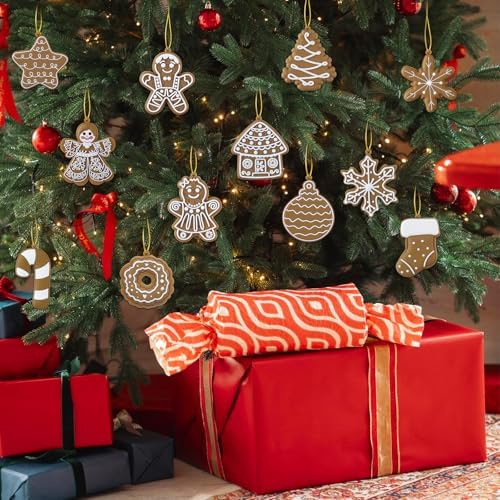 Christmas Gingerbread Man Ornaments for Xmas Tree Decorations