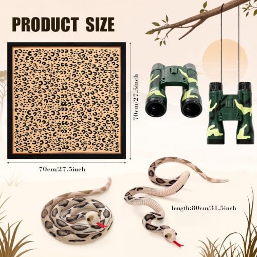 5 Pcs Safari Costume for Women Halloween Cosplay Outfit