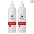 Alpha Skin Care Revitalizing Body Lotion, 12% Glycolic AHA, Simple & Effective Daily Moisturizer Hydroxy Acid, Hydrates & Exfoliates for Soft, Smooth Skin, Anti-Aging, 12 Oz, Pack of 2
