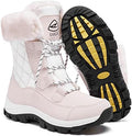 EARLDE Women's Snow Boots Waterproof Mid-Calf Winter Boots