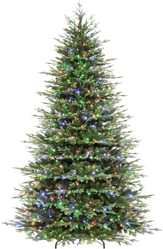 Hykolity 9 ft Prelit Christmas Tree with Realistic PE Foliage