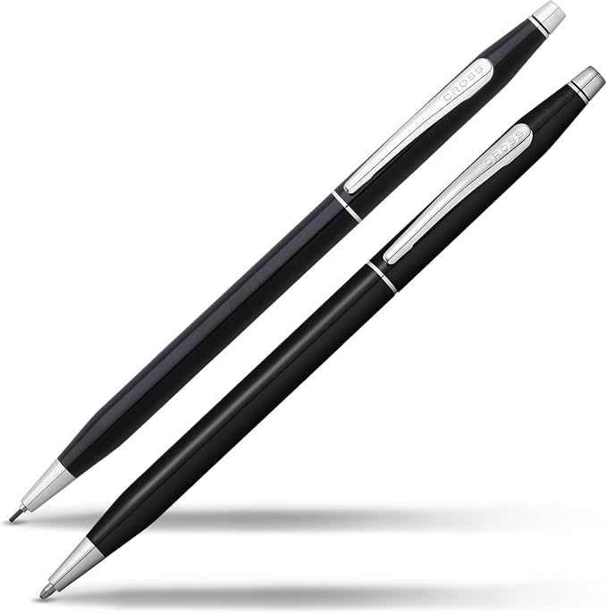 Cross Classic Century Refillable Ballpoint Pen (Black, Pen and pencil set)