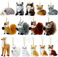 Skylety 15 Pcs Woodland Animal Ornaments Bulk,Various Animals