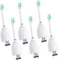 HX7001 Replacement Electric Toothbrush Heads Compatible for Philips HX5551 HX5251 HX5451 Sonicare E-Series(6 Pcs)