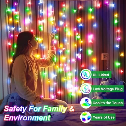 340 LED 90FT Christmas String Lights Outdoor, 12 Pro Modes with Timer