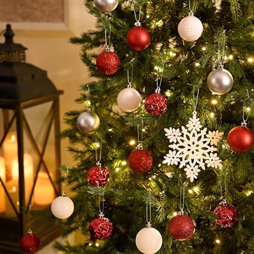 Valery Madelyn 50ct Christmas Tree Decorations Ball Ornaments 2 Inches