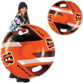Big Mouth Inc NFL Snow Tube, Heavy Duty Inflatable Snow Sled for Winter Tubing, Ride-On Snow Tube with Handles for Kids and Adults, Outdoor Winter Fun and Football Fan Gifts