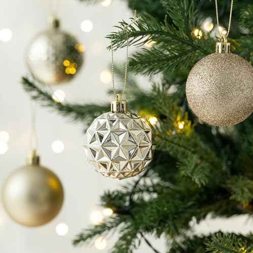 Valery Madelyn 50ct Christmas Tree Decorations Ball Ornaments 2.36 Inches