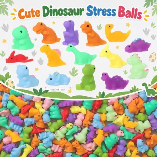 Thenshop 30 Pcs Dinosaur Balls 15 Assorted Styles