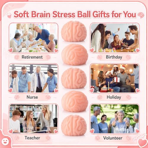 Thenshop 20 Pcs Christmas Soft Ball Bulk Gift Holiday Party Favor 5 Styles