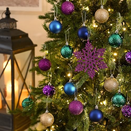 Valery Madelyn 50ct Christmas Tree Decorations Ball Ornaments 2 Inches