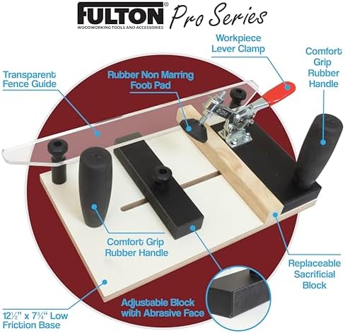 PRO Rail Guide Coping Sled for Router Table